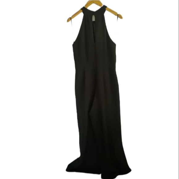 Julia Jordan Twist Halter Neck Black Jumpsuit - Picture 3 of 7